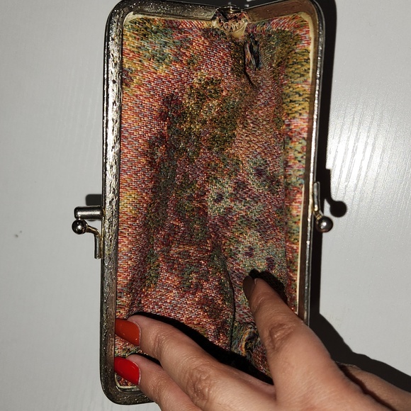 Vintage floral clutch - Picture 6 of 6